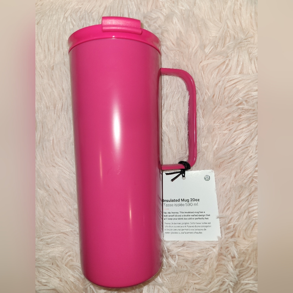Lululemon Pink 20 oz. Insulated Thermos - Picture 2 of 3